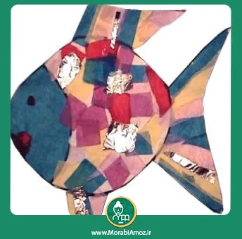 کاردستی 14: ماهی رنگین کمان