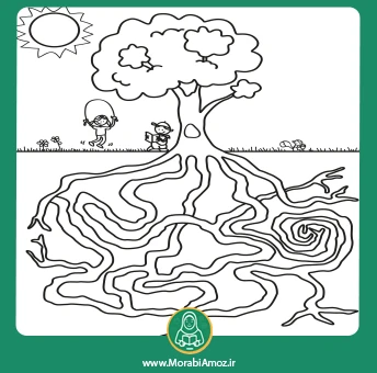 کاربرگ مسیریابی ریشه درخت