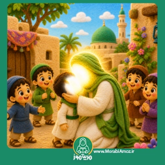 قصه پیامبر و عشق به امام حسین